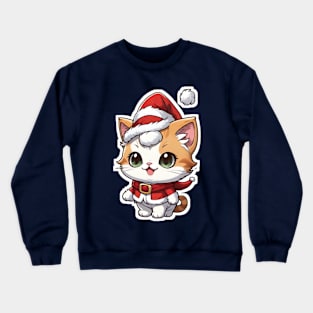 Cat Christmas Crewneck Sweatshirt